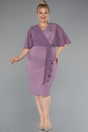 Robe De Soirée Grande Taille Midi Lavande ABK1826