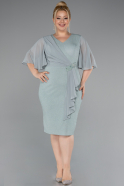 Robe De Soirée Grande Taille Midi Menthe ABK1826