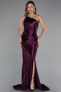 Robe de Soirée Longue Couleur Cerise ABU5022