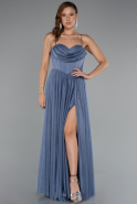 Robe de Soirée Longue Indigo ABU5175