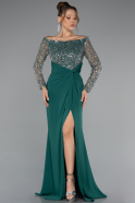 Robe De Soirée Longue Émeraude ABU4896