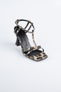 Chaussure de soirée Cuir Léopard ABE1153
