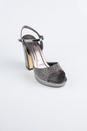 Chaussure de soirée Perlé Platine AB1154