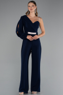 Robe de Cérémonie Bleu Marine ABT133