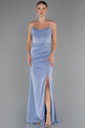 Robe de Soirée Longue Indigo ABU5245