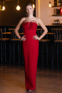 Tenue de Soirée Longue Rouge ABU5235