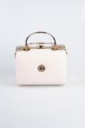 Sac de Soirée Luxe Cuir Nude KC170
