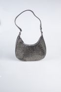 Sac de Soirée Luxe Pierreux Platine VT909