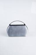 Sac de Soirée Luxe Satin Platine V351