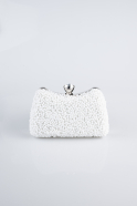Sac De Soirée Luxe Blanc SH828