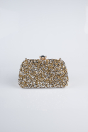 Sac de Soirée Luxe Plâtre Or SH849