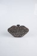 Sac De Soirée Luxe Plâtre Platine SH831