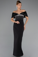Robe de Soirée Longue Noir ABU5352