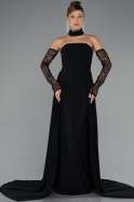 Robe de Soirée Longue Noir ABU5355