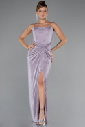 Robe de Soirée Longue Lilas ABU5339