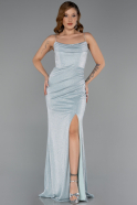 Robe De Soirée Longue Menthe ABU5245