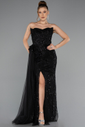 Robe de Soirée Longue Noir ABU6035