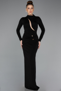 Robe de Soirée Longue Noir ABU5430