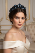 Accessoire de Cheveux Bleu Marine UK984
