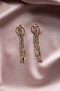 Boucle D'Oreille Rose UK554