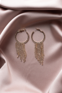 Boucle D'Oreille Or-Rose séchée UK555