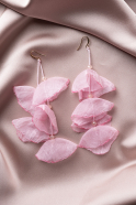 Boucle D'Oreille Rose UK575