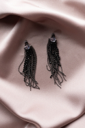 Boucle d'Oreille Noir UK920