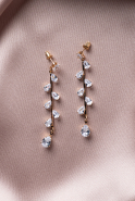 Boucle d'Oreille Or-Rose séchée UK927