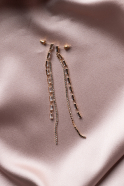 Boucle d'Oreille Or-Rose séchée UK934
