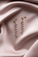Boucle d'Oreille Or-Rose séchée UK939