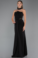 Robe de Soirée Longue Noir ABU5476