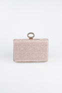 Sac de Soirée Luxe A motifs Rose SH858