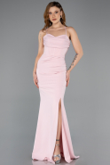 Robe de Soirée Longue Poudre ABU5506