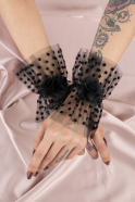 Gants de Mariage Noir SD1200