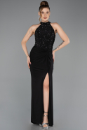 Robe de Soirée Longue Noir ABU5593