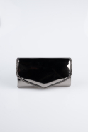 Sac de Soirée Luxe Avec Mirroir Platine KC118