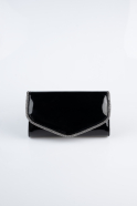 Sac de Soirée Luxe Avec Mirroir Noir KC118