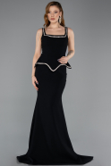 Robe Queue de Poisson Longue Noir ABU5597