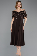 Tenue de Soirée Midi Brun ABK2523