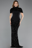 Robe de Soirée Longue Noir ABU5640