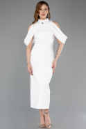 Tenue de Soirée Midi Blanc ABK2517