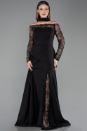 Robe de Soirée Longue Noir ABU5662