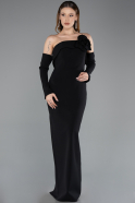 Robe de Soirée Longue Noir ABU5629