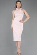 Robe de Cérémonie Midi Poudre ABK2551