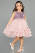 Robe de Soirée Enfants Courte Poudre ABK2570