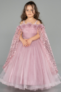 Robe de Mariage Pour Enfant Longue Poudre ABG179