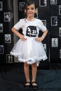 Jupe Fille Blanc KT112