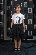 T-shirt Fille Blanc ML4940