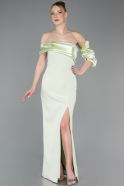 Robe De Soirée Longue Menthe ABU4024