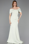 Robe de Soirée Longue Menthe ABU6002